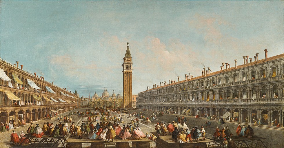 Doge Pietro Grimani Carried into Piazza San Marco after His Election