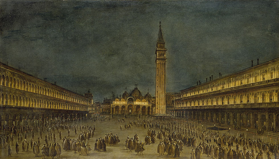 The Nocturnal Good Friday Procession in Piazza San Marco
