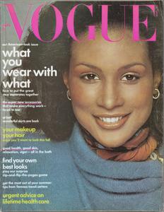 Beverly Johnson, <i>Vogue</i>, August 1974