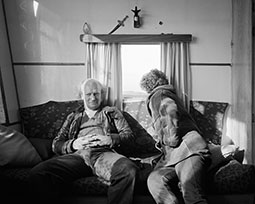 “Colie” and Susan in My Caravan, Seacoal Camp, Lynemouth, Northumberland