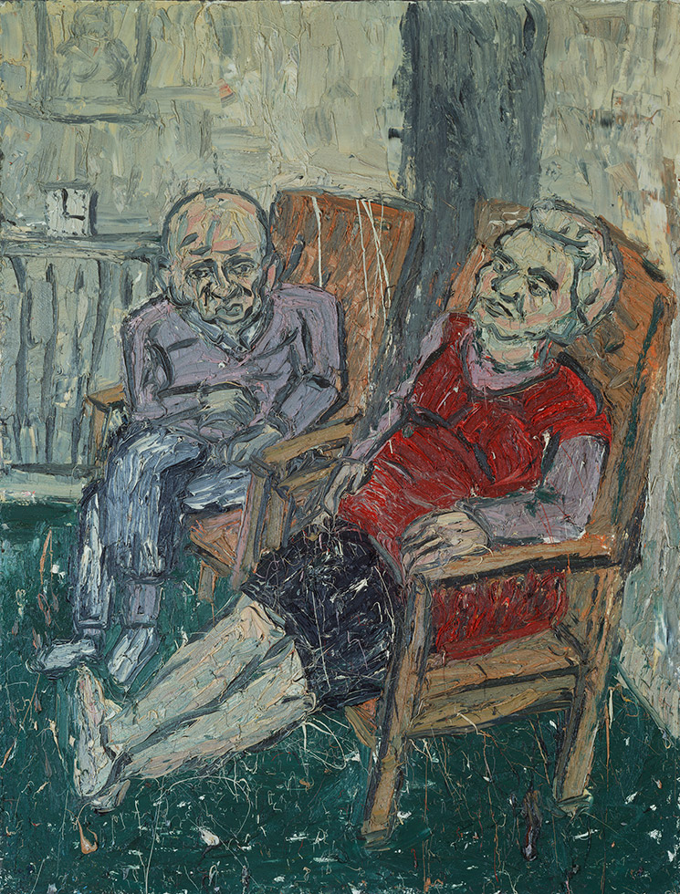 Two Seated Figures No. 2