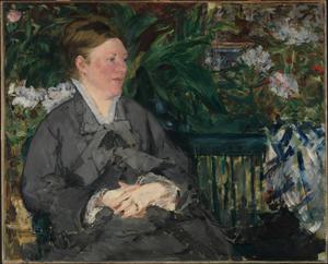 Madame Manet in the Conservatory