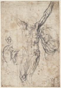 Four Studies, Including Two for a Crucified Figure
