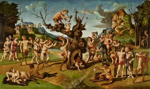 The Discovery of Honey by Bacchus